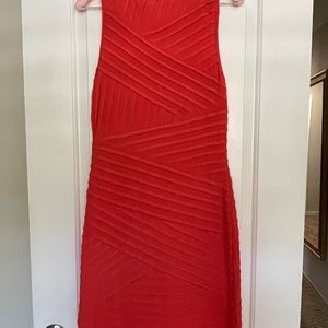 Calvin Klein size 8 orange party dress